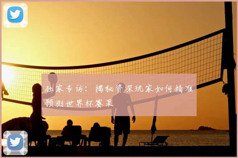 独家专访：揭秘资深玩家如何精准预测世界杯赛果