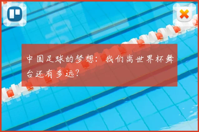 中国足球的梦想：我们离世界杯舞台还有多远？